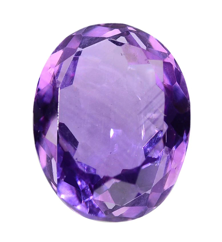 Amethyst gemstone, a purple gemstone